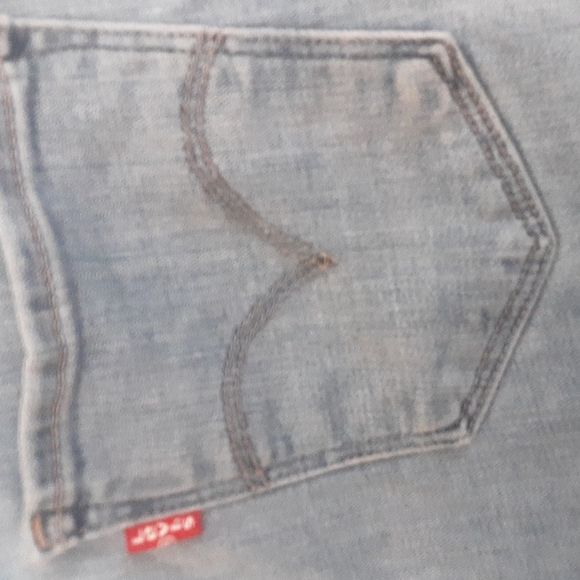 Levi's Light Wash Bermuda Shorts Sz 27 - Picture 3 of 7